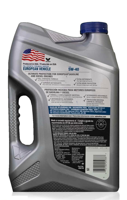 روغن موتور والوالین Advanced 5w-40