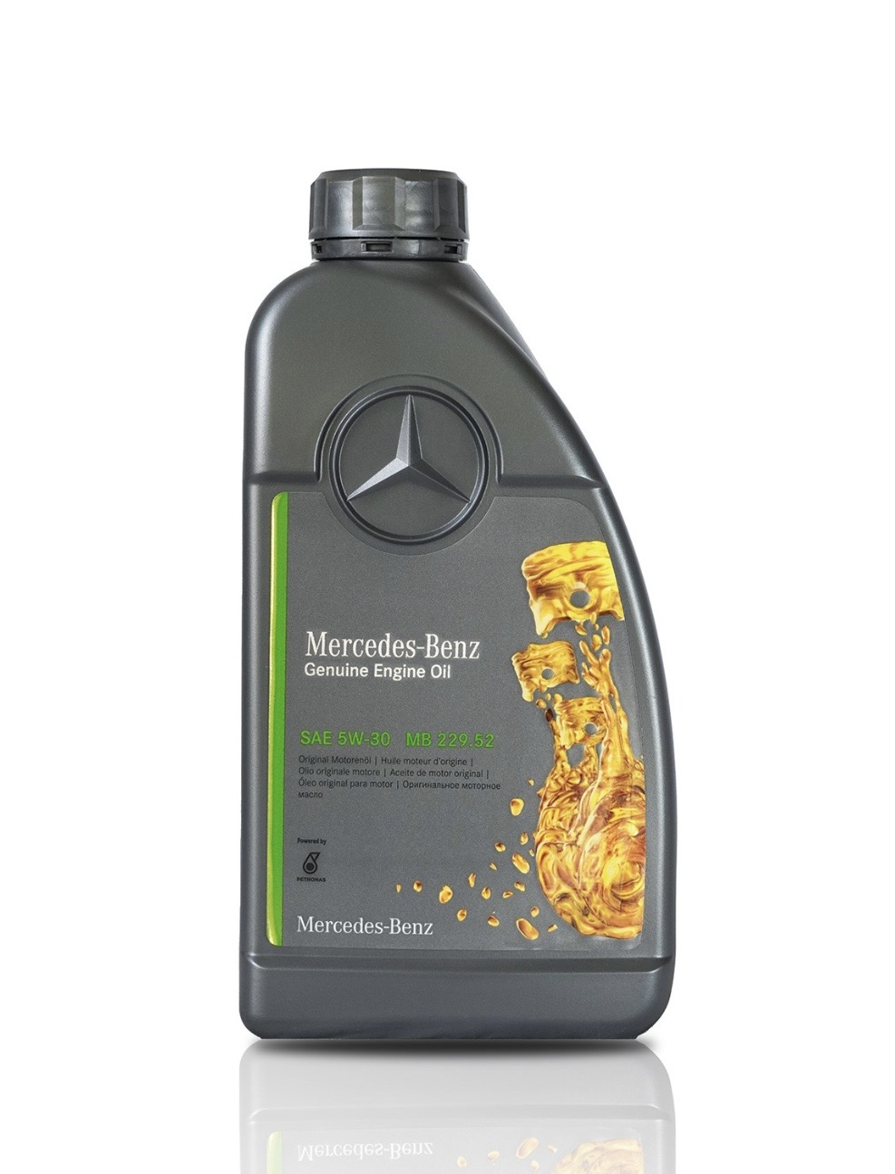 روغن موتور مرسدس بنز مدل 229.52 5W-30 MB حجم یک لیتر