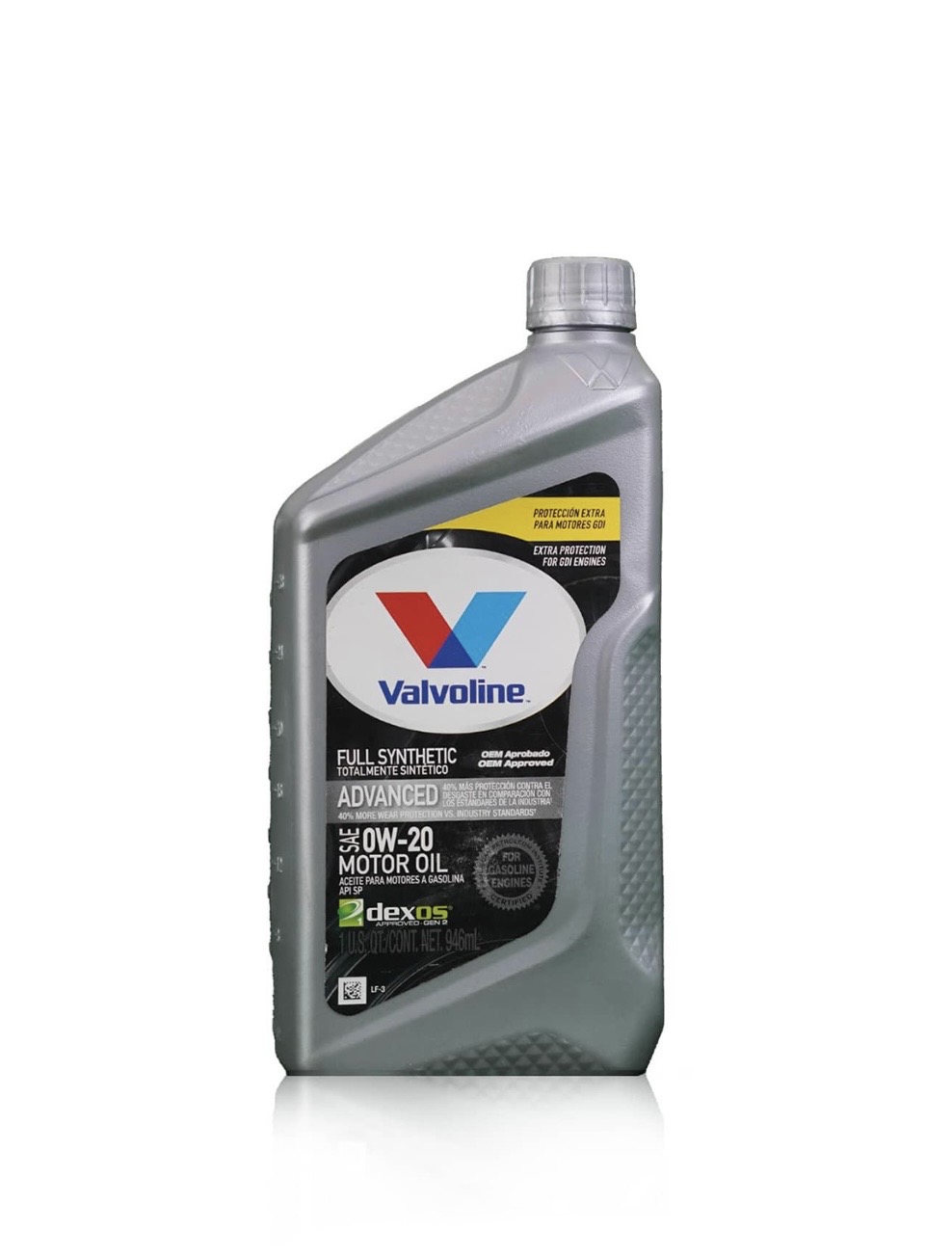 روغن موتور ولولین 0w-20 Advanced حجم 946 میلی لیتر